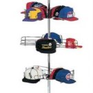 Cap Hat Baseball Rack Floor Standing 4 Tier Rotating Display Holds 96 Sport