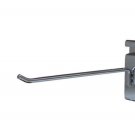 25 8"" & 10"" Wire Grid Hooks Hook Pegs Gridwall Chrome 6mm Tubing Silver OC