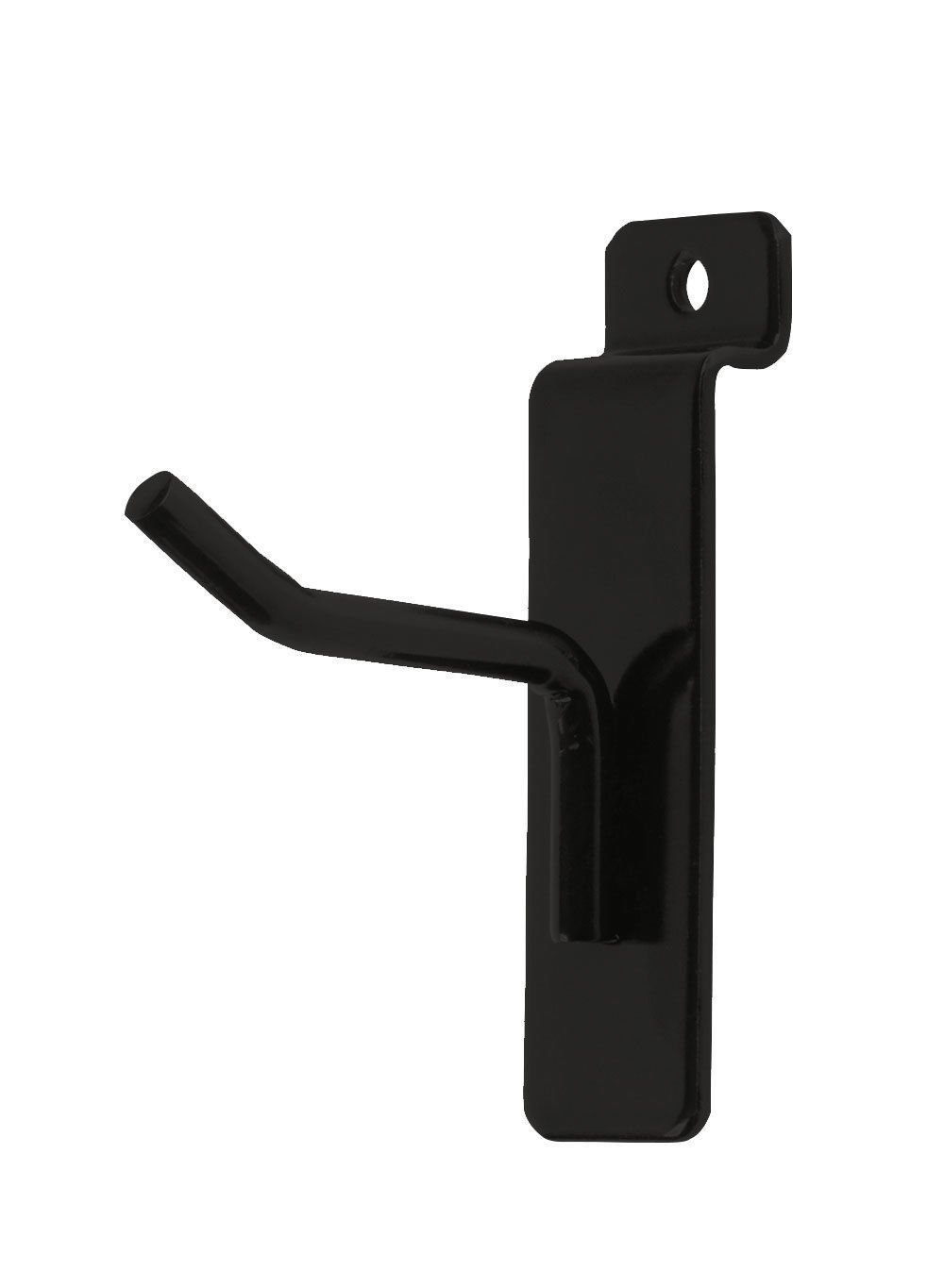 Slatwall Metal Peg Hooks 50 Black 2"" Slat Wall Display 6mm Diameter Tubing
