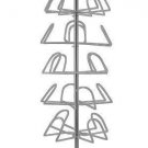 Cap Hat Rack Retail Floor Standing Rotating Baseball 24 Sports Tower 6 Tier Hats