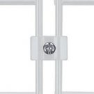 20 White Wire Grid Panel Connectors Connector Slat Grid Connect Join 1/4"" Gauge