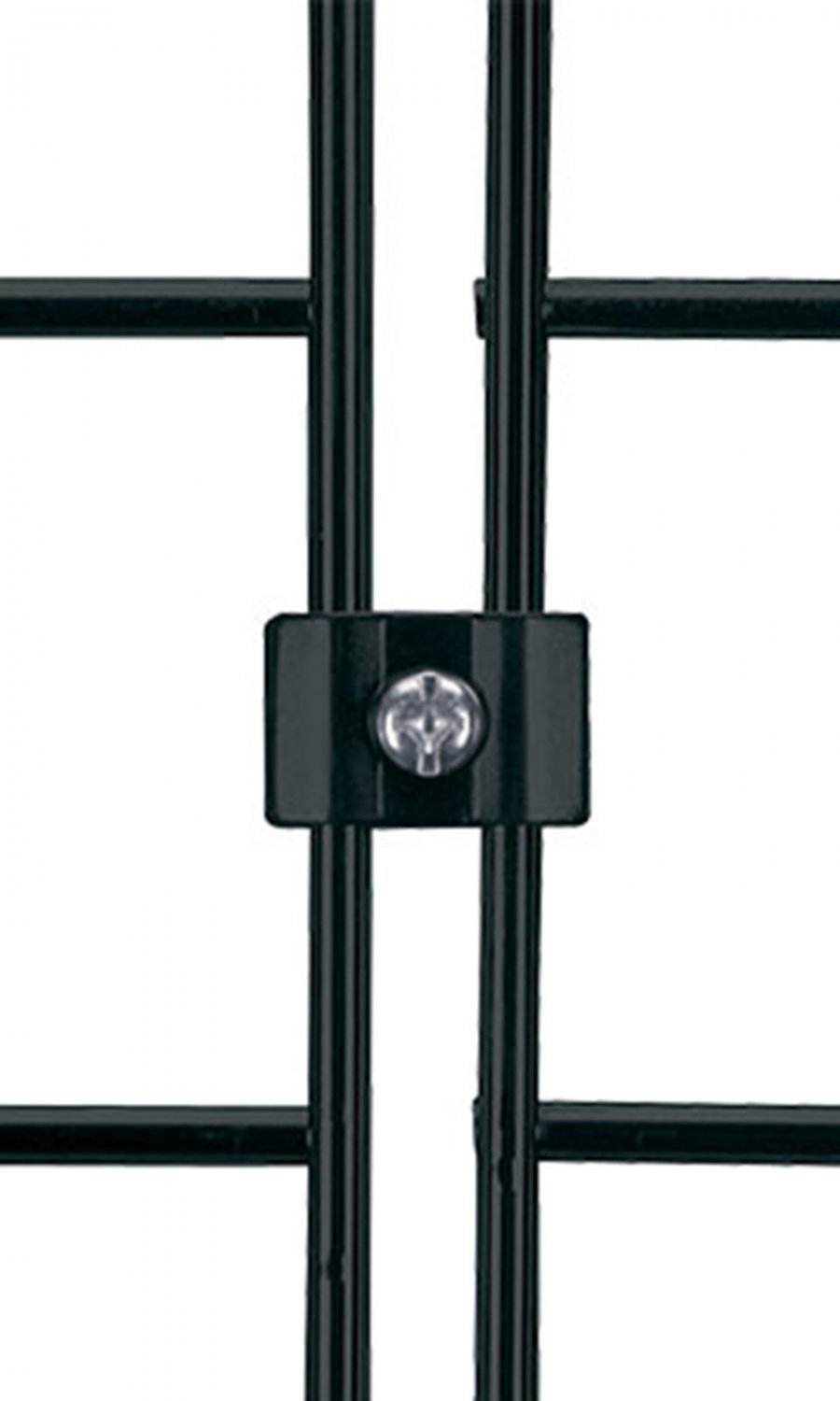 Wire Grid Panel Connectors 20 Black Connector Slat Grid Connect Join 1/4"" Gauge