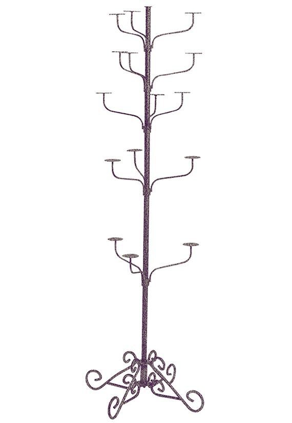 Hat Display Rack Boutique 5-Tier Millinery Floor Stand Custom Lavender Purple