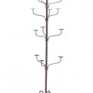 Hat Display Rack Boutique 5-Tier Millinery Floor Stand Custom Lavender Purple