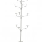 Hat Display Rack Boutique 5-Tier Millinery Floor Stand Custom Gray Hats
