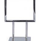 6 Sign Holders Chrome Fits 5 
