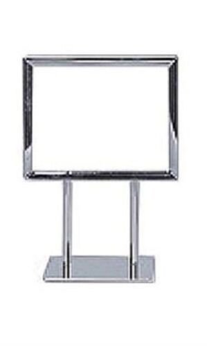 6 Sign Holders Chrome Fits 5 
