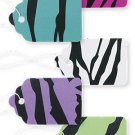 500 Assorted Zebra Paper Price Tags 1 1/16"" x 1 ?"" String Merchandise