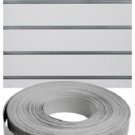 Vinyl Inserts Slatwall Panel SILVER Shelving 2 130' Rolls Decorative 260' Total