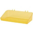 6 Slatwall Trays Acrylic Yellow 6 