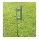 Wave Flag Ground Spike & 4 Piece Pole Kit 15' High Metal