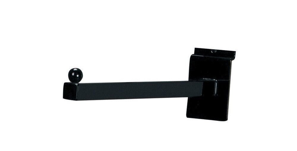 Slatwall Straight Faceout 12 Arms Ball 12"" Black Wire Clothing Handbags Apparel