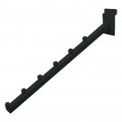 25 Waterfall Faceouts 6 Ball Slatwall Black Square Tube Fixtures Standard
