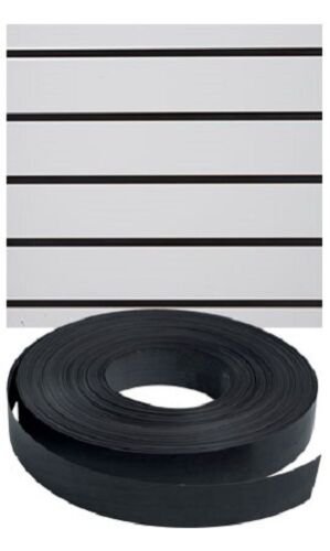 Vinyl Inserts Slatwall Panel Black Shelving Display 130 ft 3 Rolls Decorative
