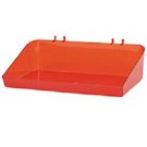 6 Slatwall Trays Acrylic Red 6 