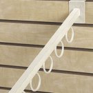 10 Slatwall Waterfall 16"" Ivory 3"" On Center Divider Loops Cascading Faceouts