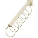 6 Wall Mount Waterfall 16"" Ivory Scarf Scarves Loops Cascading Faceouts