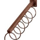6 Wall Mount Waterfall 16"" Bronze Scarf Scarves Loops Cascading Faceouts