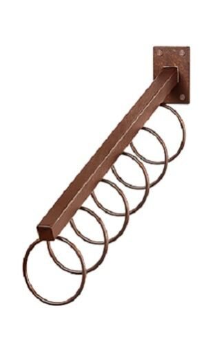 6 Wall Mount Waterfall 16"" Bronze Scarf Scarves Loops Cascading Faceouts