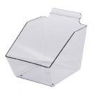 10 Slatwall Bins Dump Acrylic Clear 7 