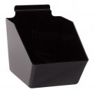 6 Slatwall Bins Dump Acrylic Black 7 