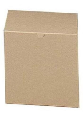 Boxes Gift 100 Kraft Tan 6"" x 6"" x 6"" Cardboard Cup Saucer Box Card Board Retail
