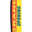 Flutter Wave Flag Grand Opening Sign Retail Advertising 134"" x 32"" Outdoor