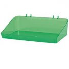 6 Slatwall Trays Acrylic Green 6 