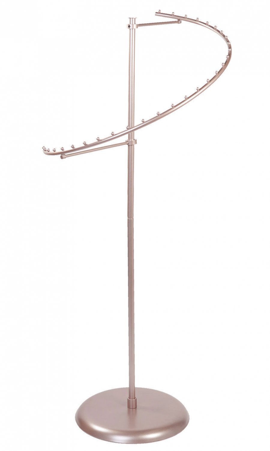 Spiral Clothing Rack Clothes Garment Retail Store Rose Gold 29 Ball 63"" H