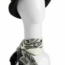 Female Plastic Mannequin White Glossy Head 18 ½" Head Wigs Hats Necklace Display