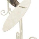 6 Ivory 8"" Shoe Stands Display Metal Retail Cream Tilted Stay Ledge Shoes Heals