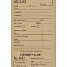 500 Perforated Tags Pre-Numbered Claim Two Part Off White Alteration Merchandise