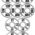 Round Size Divider Hangrail 2T Infant Toddler Variety Pack 160 Children's Kids