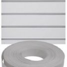Vinyl Inserts Slatwall Panel Gray Shelving Display 130 ft 3 Rolls 390 Feet