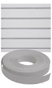 Vinyl Inserts Slatwall Panel Gray Shelving Display 130 ft 3 Rolls 390 Feet