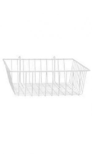6 pcs Wire Baskets for Grid Wall and Slat Wall - Wire Basket 24" L x 12" D x 4" H
