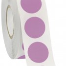 Self Adhesive Labels 3/4"" Dot Circle Stickers Lavender Purple 1000 Labels
