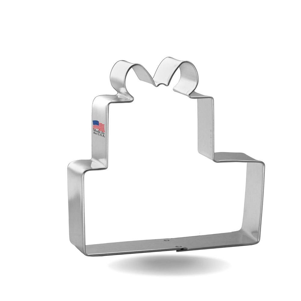 Stacked Gift Boxes Present 3.75 Inch Cookie Cutter
