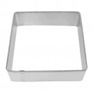 Square 3''  Sturdy Tinplated Steel Cookie Cutter NEW! Biscuit Tea Sandwich