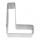Alphabet Letter L Sturdy Tinplated Steel Cookie Cutter New !!