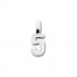 925 Sterling Silver Numbers Pendant Number Charm Tiny Number Personalized Pendant