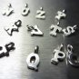 925 Sterling Silver Miniature A-Z Alphabet Letter Charm Tiny Letter