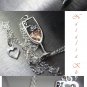 925 Sterling Silver Champagne Necklace Cubic Zirconia Valentine's Gift Celebration Necklace