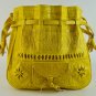 *New* premium leather yellow bucket bag