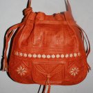 *New* Leather Brown Bucket Bag