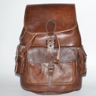 Dark Brown Handmade Leather Backpack