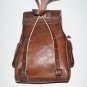 Dark Brown Handmade Leather Backpack