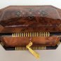 Makeup and Jewelry Wooden Box with Mirror-