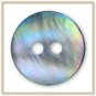 High Grade Mother of Pearl (Black Lip) Shirt Buttons (15 Pieces) ø11.0mm 2 Sewing Holes