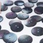 High Grade Mother of Pearl (Black Lip) Shirt Buttons (15 Pieces) ø12.0mm 2 Sewing Holes